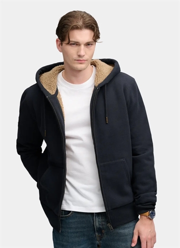 Superdry Borg Fodrad Ziphættetröja